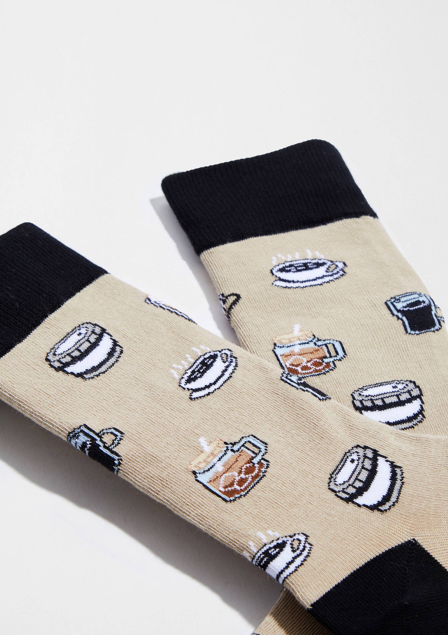 BeCoffee Beige - 100% Organic Cotton Socks for wholesale on Faire2