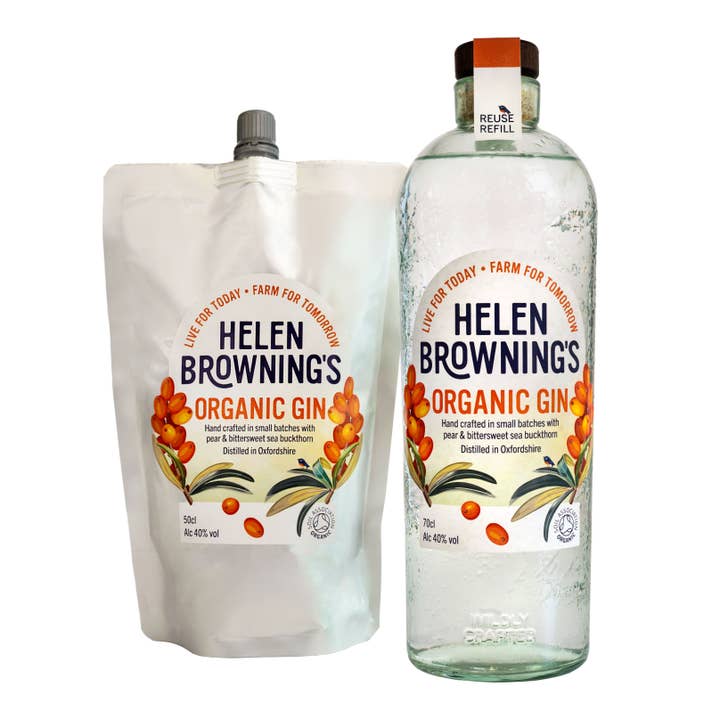 Helen Browning's Organic – wholesale Gin – Helen Browning's Organic Pear & Sea Buckthorn Gin 1