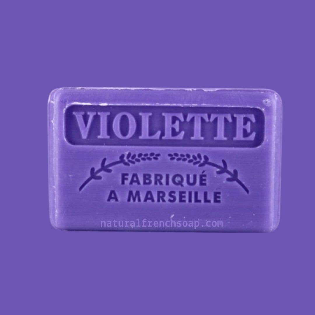 French Soap Wholesale – sabonete sólido por atacado – Sabonete francês violeta a granel 125g