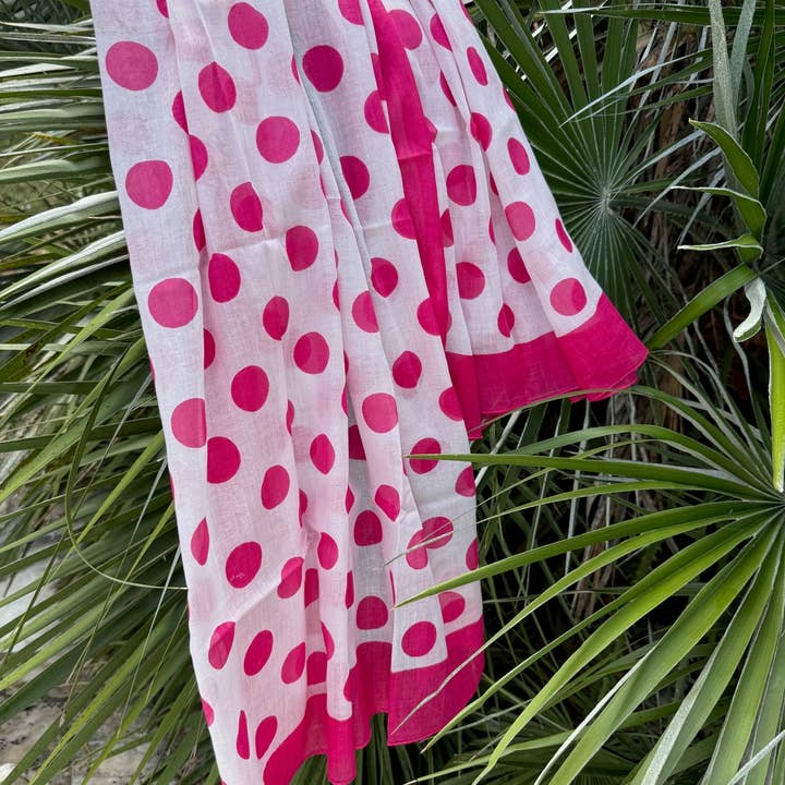 Maison Unik Accessoires - Wholesale Scarf - Unisex - Scarf, cheche, wrap, pareo 100% Indian cotton - women3