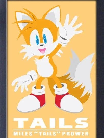 Sonic - Modern Character - Tails Framed Print for wholesale by Pyramid America