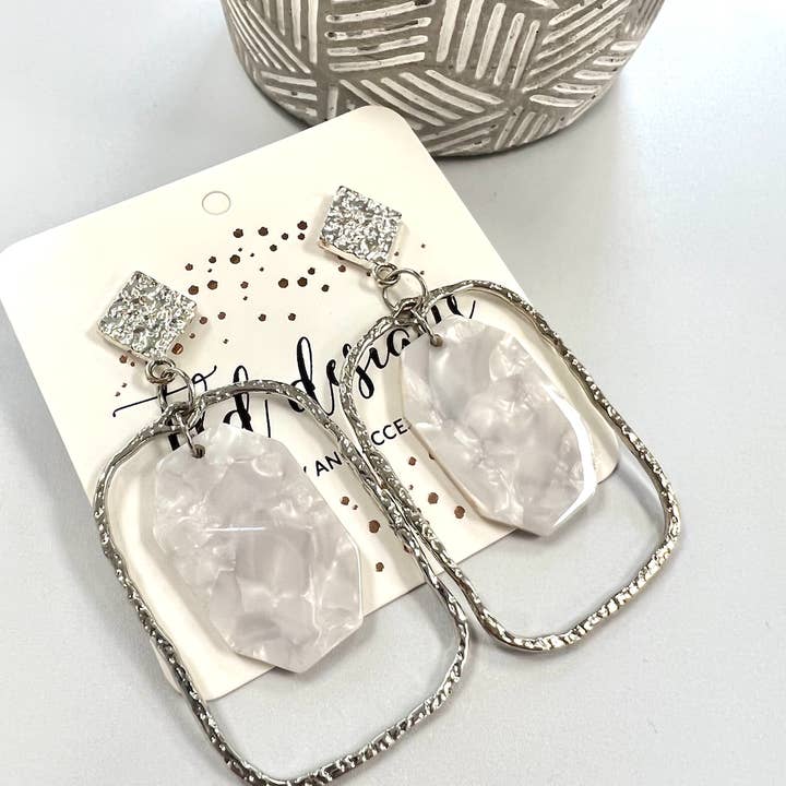 TLD Designs - Wholesale Dangle Earrings - Silver Meg's