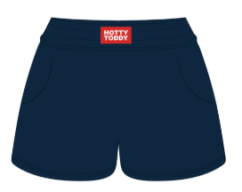 The Ava Airy Shorts Navy | Hotty Toddy Woven Label for wholesale on Faire5