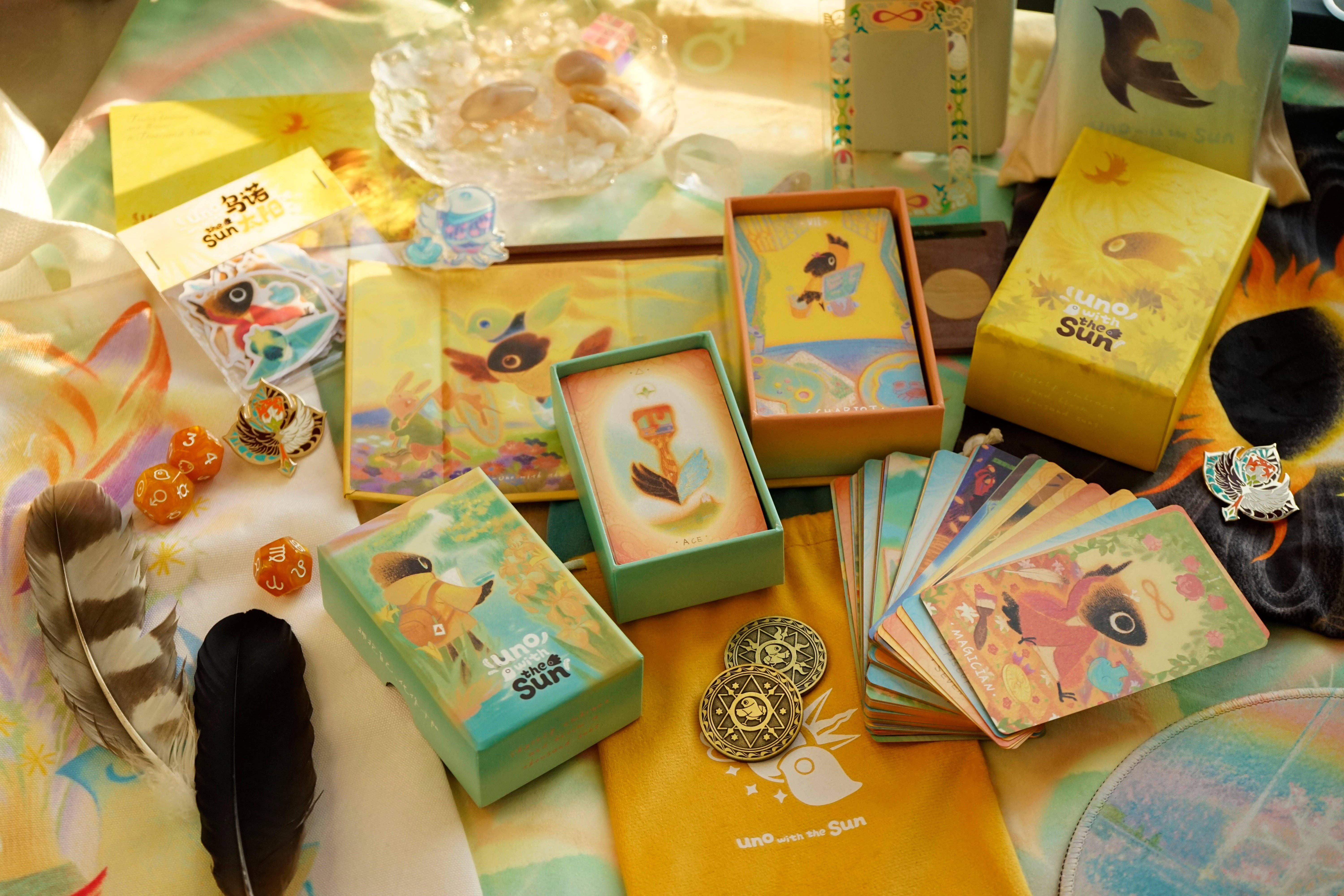 Vermilion Collection - Wholesale Tarot Cards - Uno with the Sun Tarot21