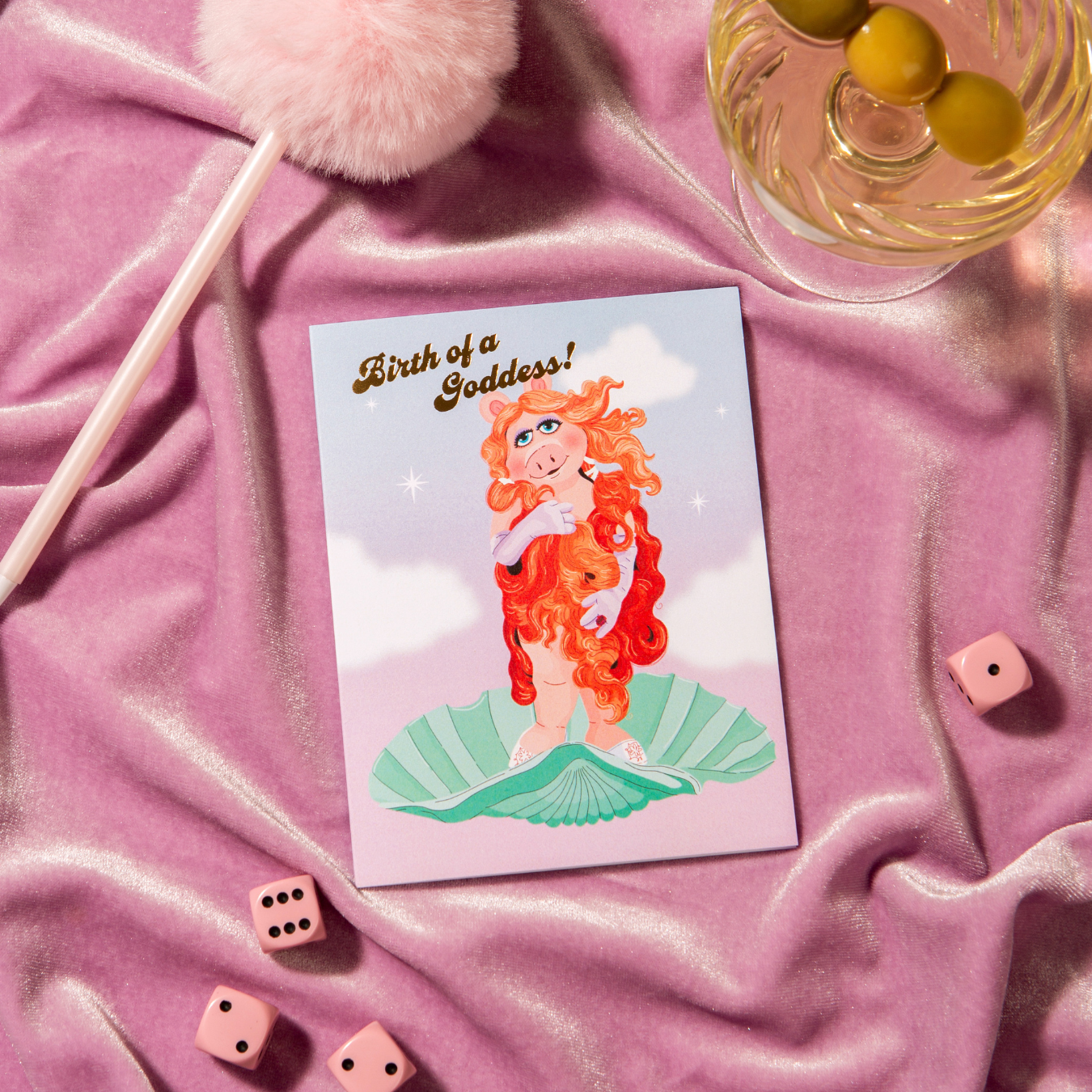 Lucky Goods Paper - Vendita all'ingrosso Biglietti di auguri - Carta Nascita di una Dea – Compleanno in Lamina ✿ Carta di Amicizia4