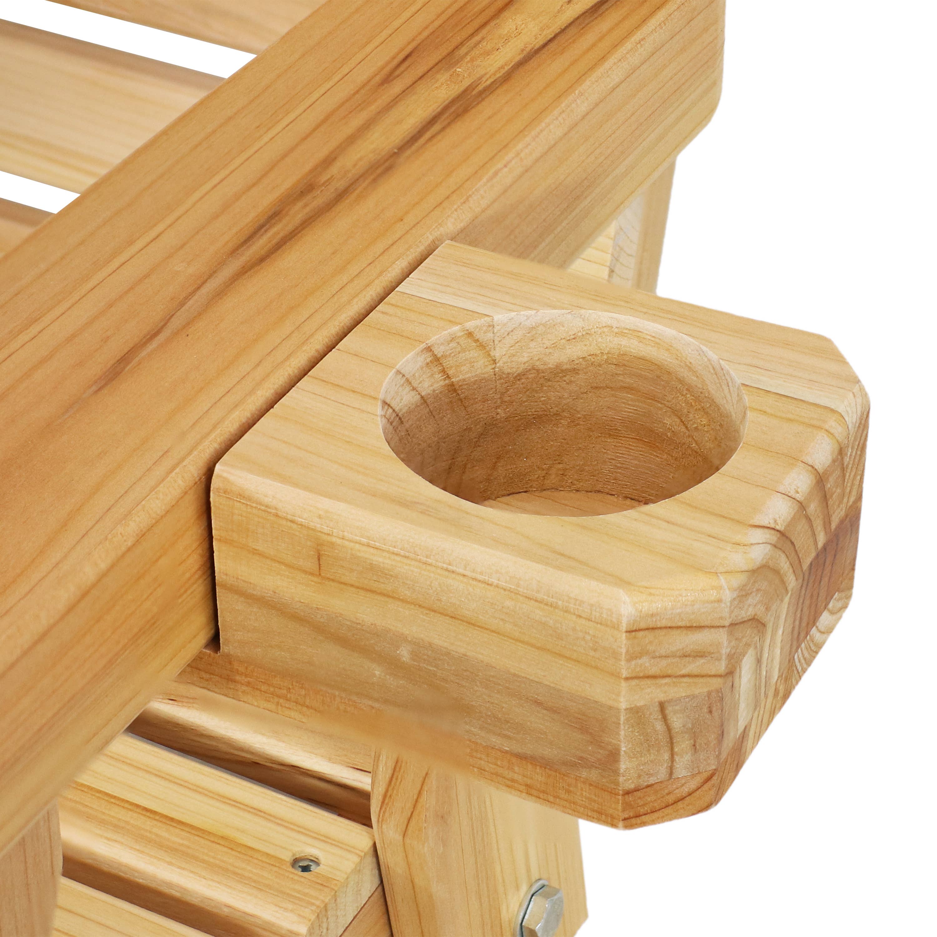 Sunnydaze Decor - Wholesale Porch Swing - 2-Person Wooden Porch Swing with Armrests/Chains5