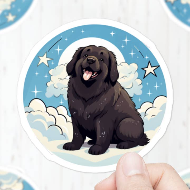 Newfoundland Sticker | Pet, Dog Sticker for wholesale by Mystical Clarity
