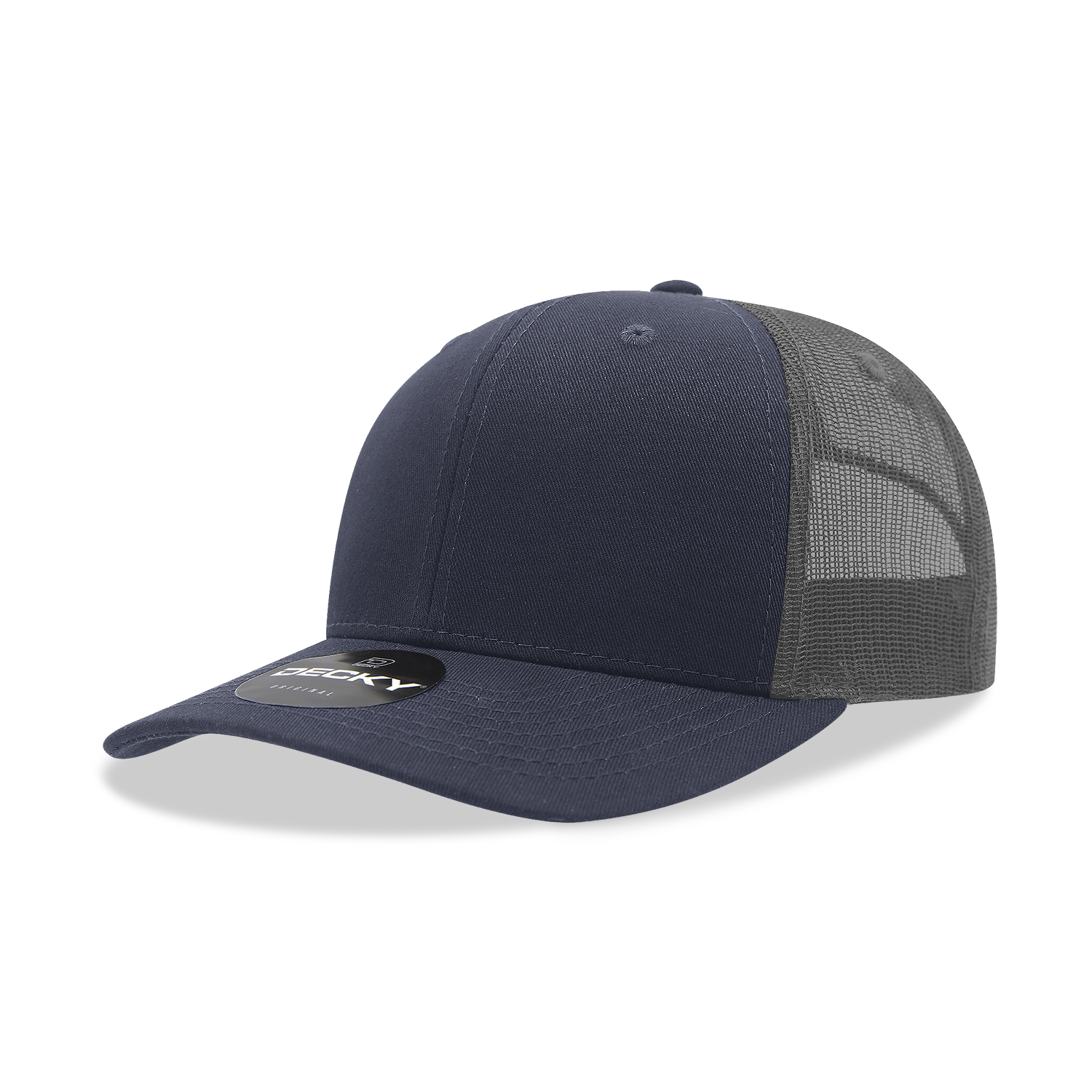 The Park Wholesale - Vente Casquette de camionneur – unisexe - Casquette Trucker classique Decky 6021, 6 panneaux, style mid pro117