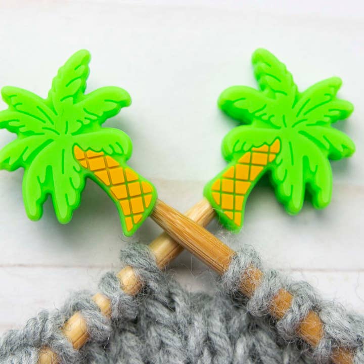 Palm Tree | Stitch Stoppers for wholesale by Fox & Pine Stitches