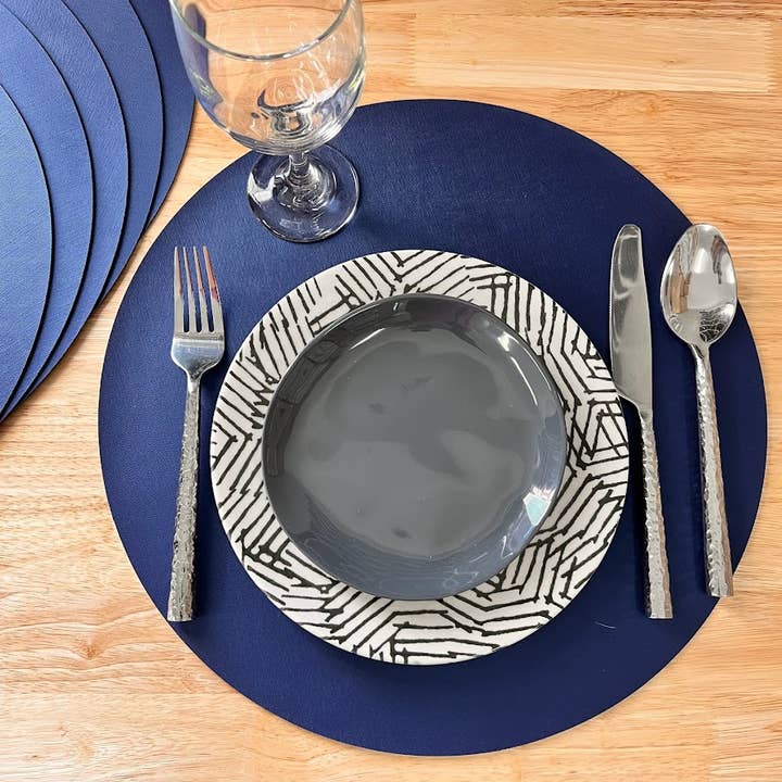 Davanti/Vía Deco Home - Wholesale Placemat - Novotela Shimmer Placemat Round