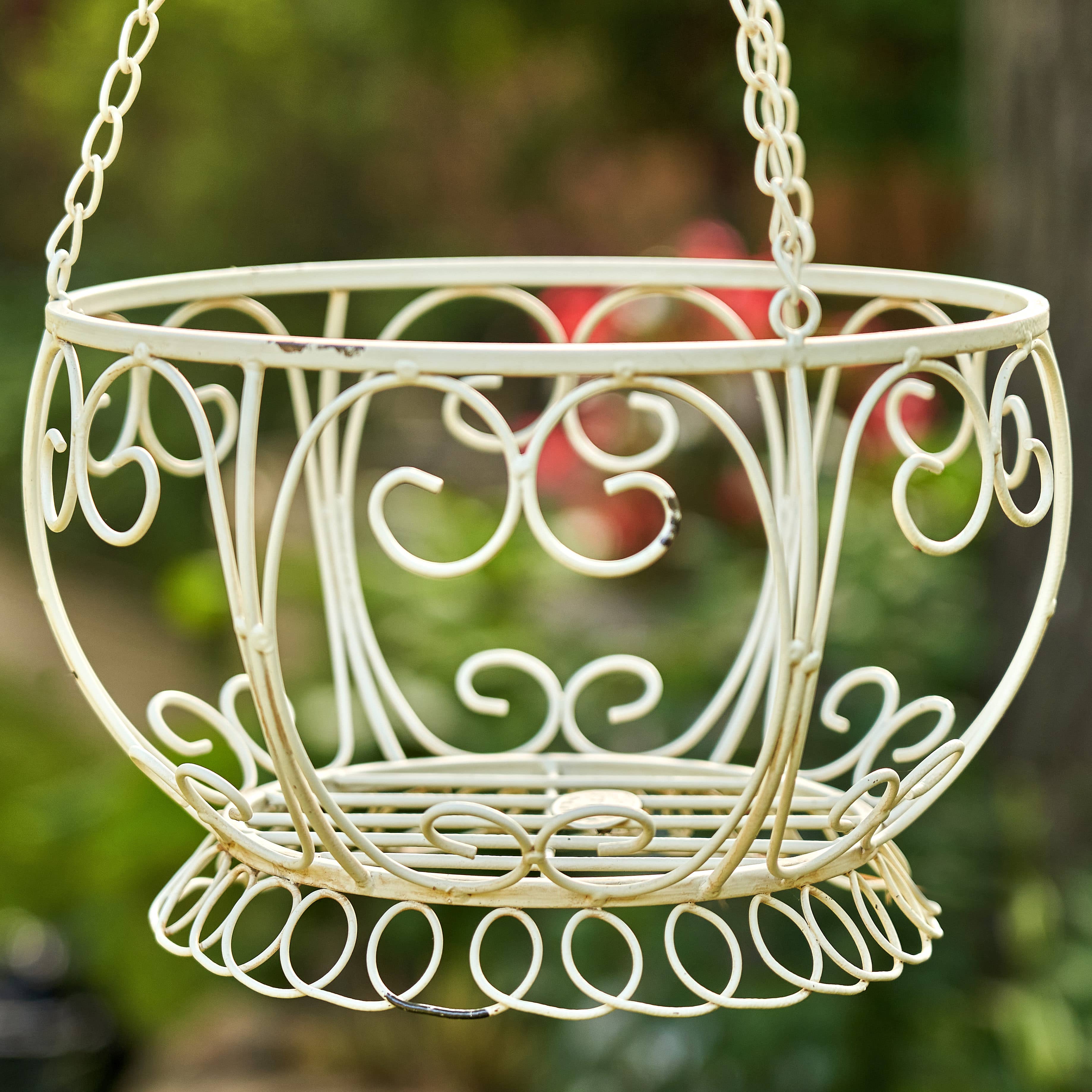 Zaer Ltd. International - Wholesale Hanging Planter - Hanging Iron Basket Planter "Paris 1968" - 3 Colors9