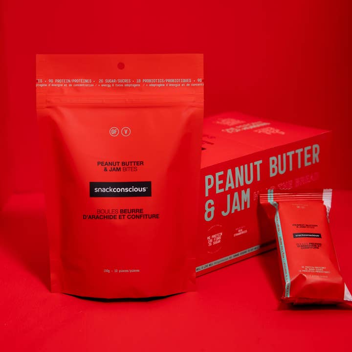 PB & J Bites for engroshandel hos Snack Conscious