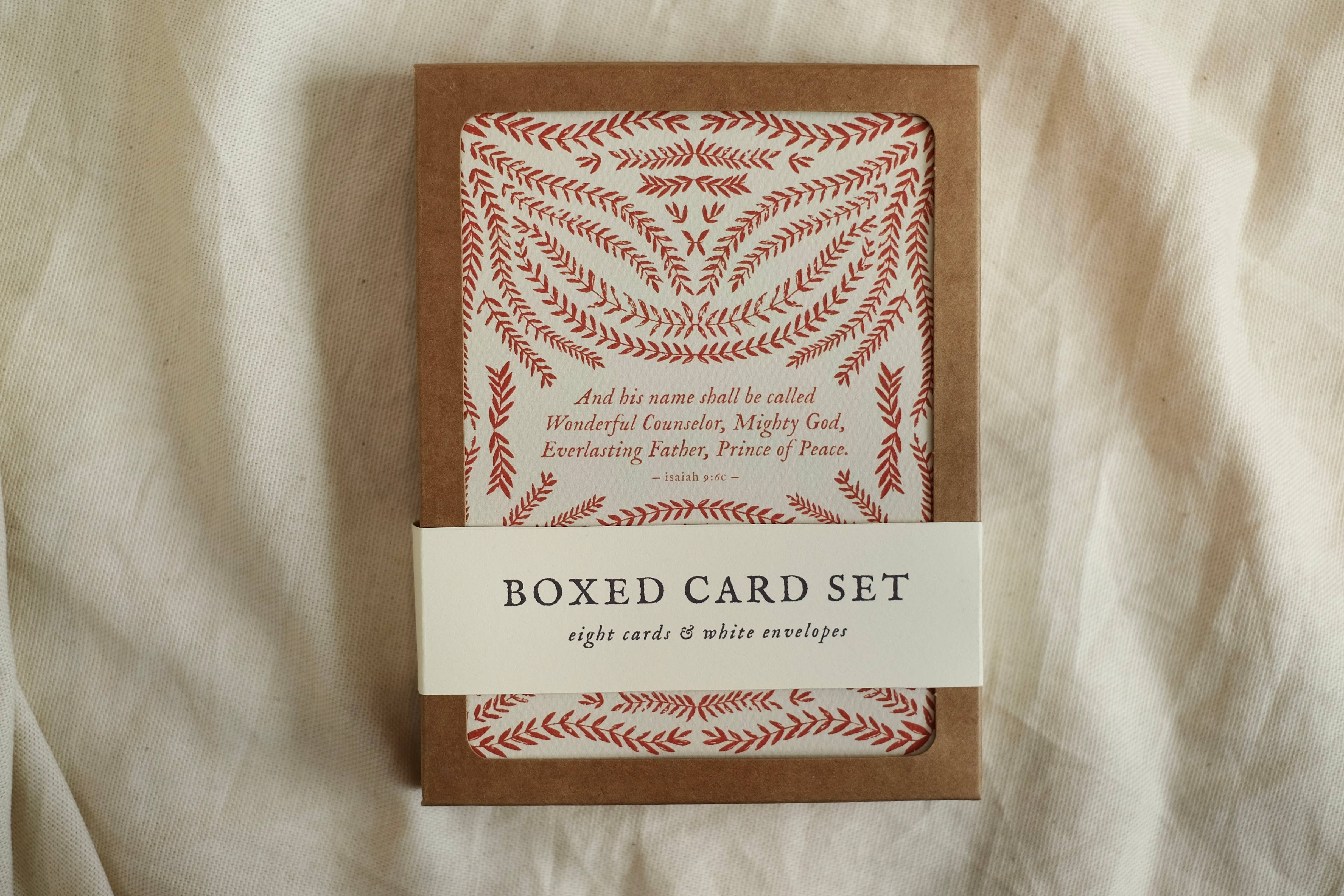 annalisa v. sawtell - Wholesale Christmas Card - Botanical Christmas | Boxed Card Set of 8 | A27