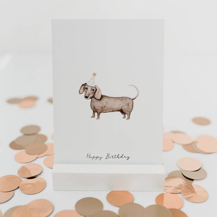 Card stand set of 2 - 10.5 cm heart white (PU = 6 sets) for wholesale by Eulenschnitt