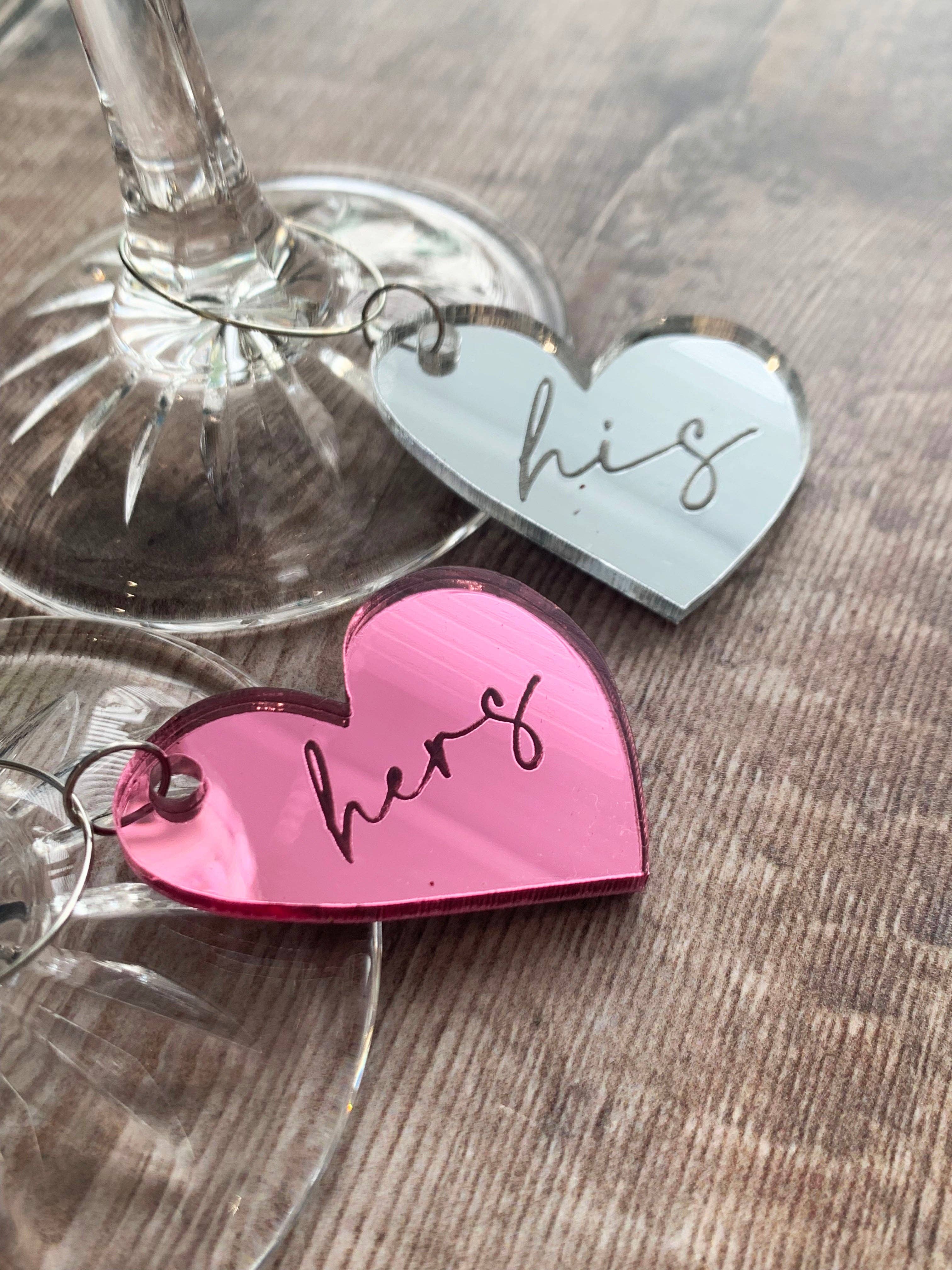 Parkin & Lewis - Wholesale Wine Charm - Valentines Day Melting Heart Wine Glass Charm2