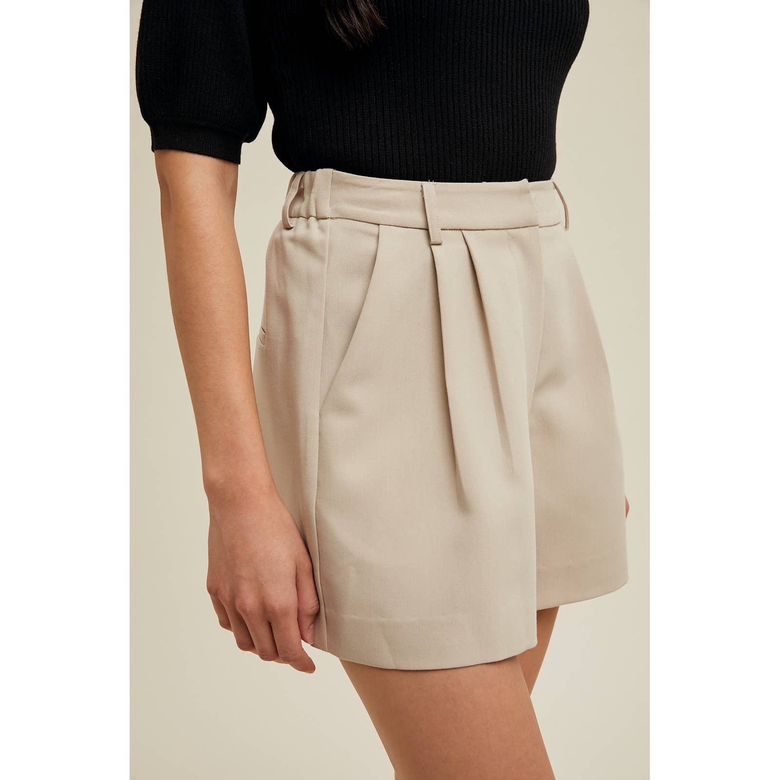 Wishlist Apparel - Wholesale Korte broeken - Dames - PLOOIBROEKJE VAN KEPERSTOF/WL24-91789