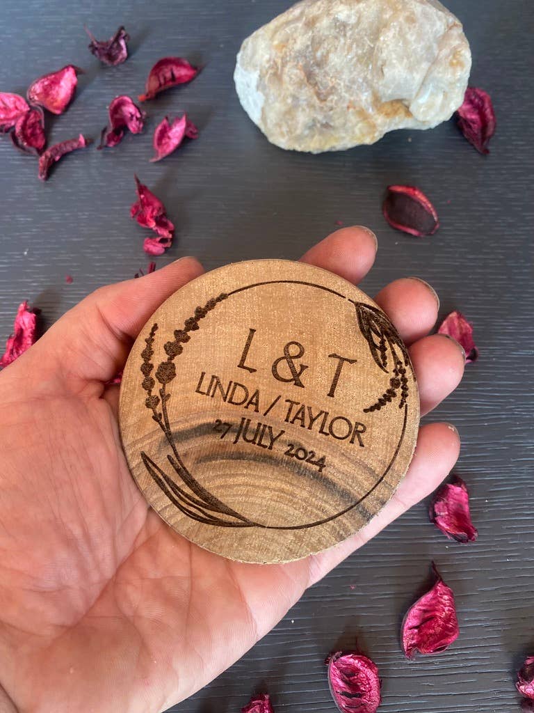 WoodCraftHaven - Vente Sous-verre - Sous-verres en bois fabriqués à la main : des cadeaux de mariage pour votre magasin19