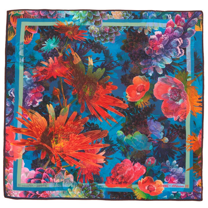 Wrappr - Wholesale Flat Wrap - Rosebud | 18" Mulberry Silk Furoshiki Wrap