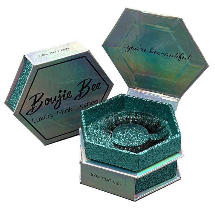 100% That Bish Boujie Bee Luxury Mink Eyelashes for wholesale by Dirty Bee
