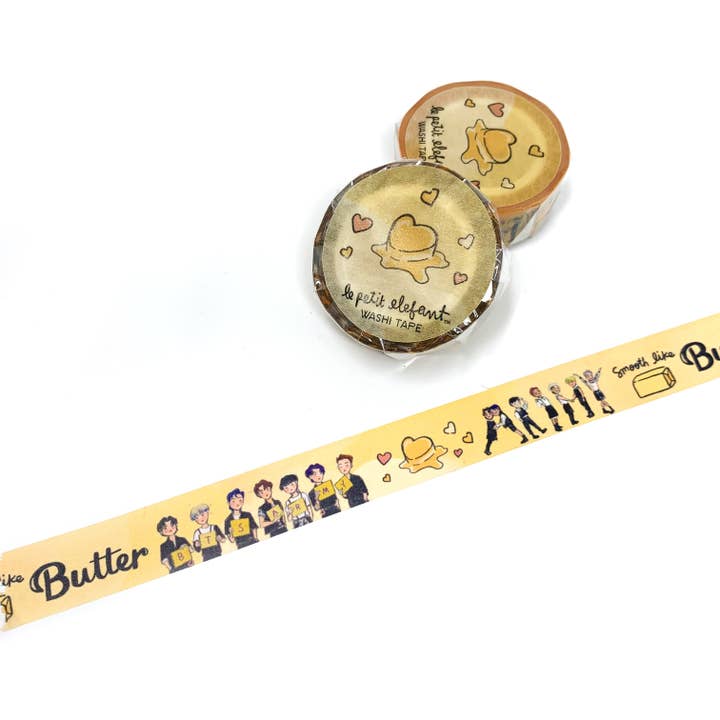 BTS Butter Washi Tape for wholesale by Le Petit Elefant
