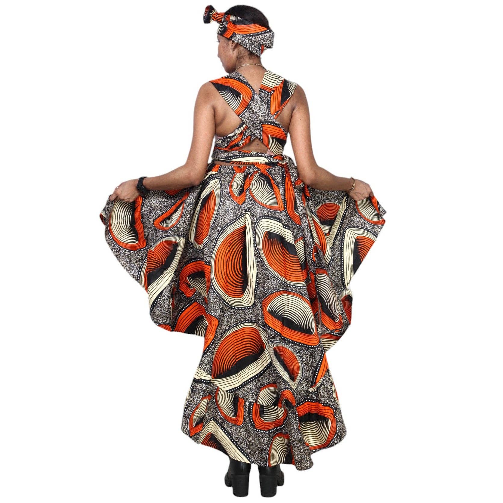 African Stars - Wholesale Dress - Women's - Women's Skirt/Dress Multi Wear Style -- FI-313633