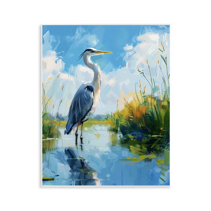 Blue Heron in Wetlands - Unframed Wall Art and other Purchase Wholesale mighty patch original from hero cosmetics hydrocolloid acne pimple patch for covering zits and blemishes spot stickers for face and skin vegan friendly and not tested on animals (36 count). Free Returns & Net 60 Terms on Faire trending on Faire.