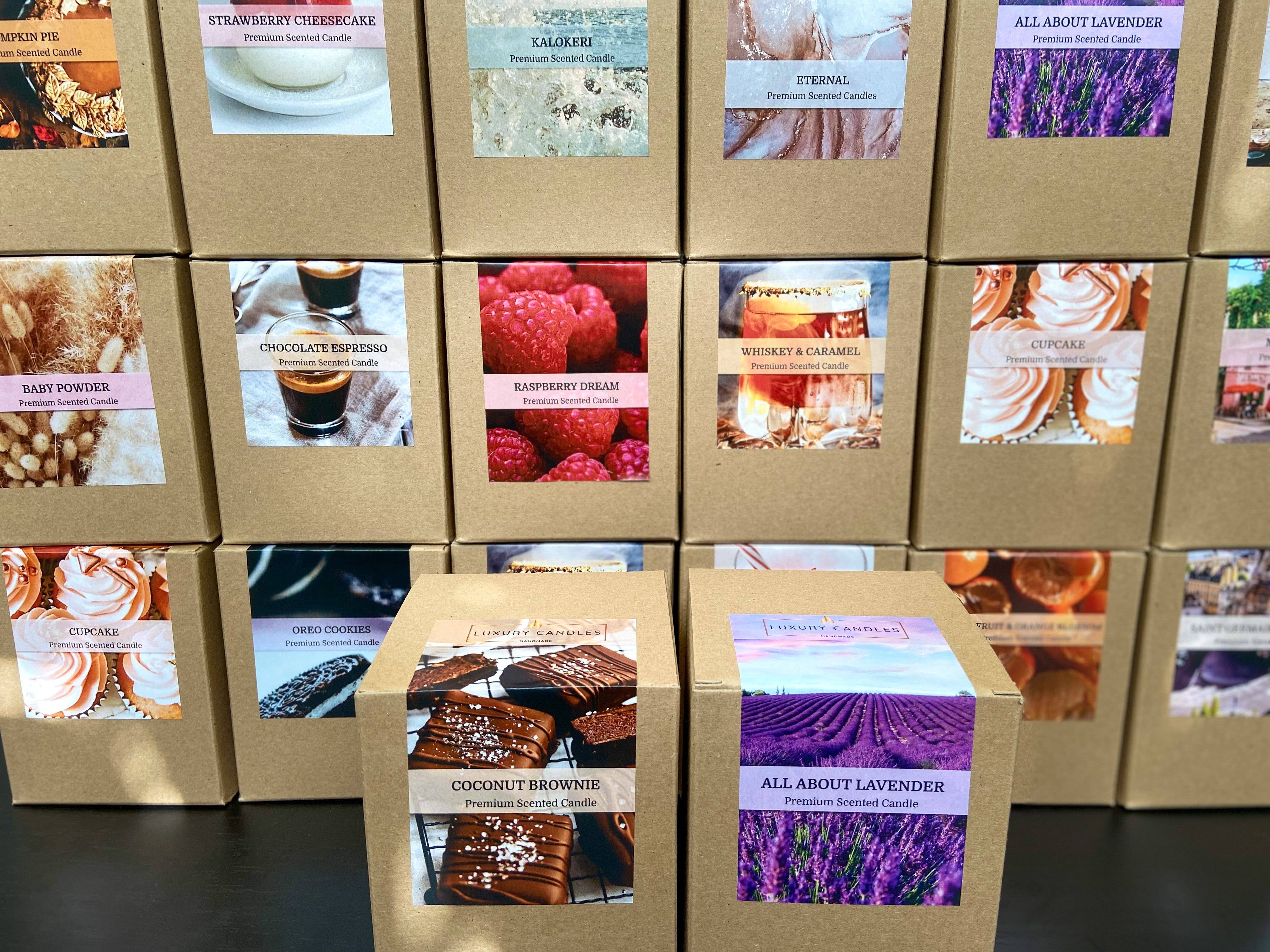 LUXURY CANDLES – Vela em jarro/copo por atacado – Vela Perfumada Chocolate com Menta3