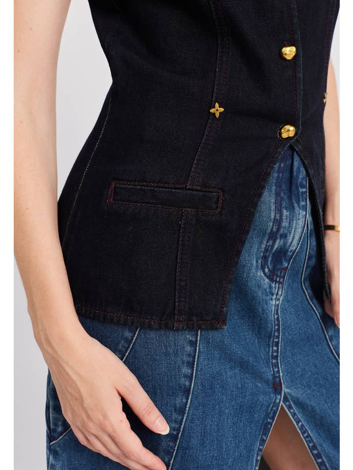 Be Sunset - Wholesale Outerwear Vest - Women's - Vasca Vest8