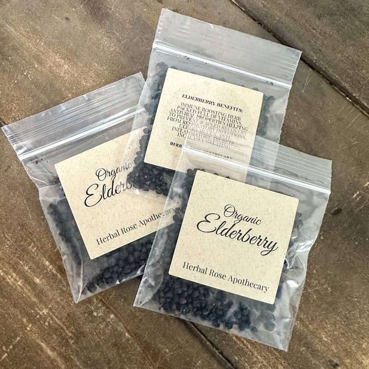 Herbal Rose Apothecary - Wholesale Herbs - Organic Elderberry