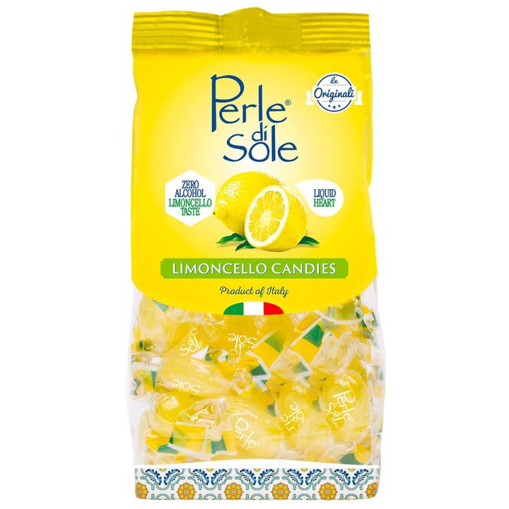 New Limoncello Drops from the Amalfi Coast (3.53 oz Bag) for wholesale by Perle di Sole LLC