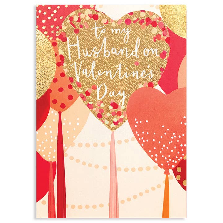VALENTINE BANNER | LOUISE TILER VALENTINE'S DAY CARD for wholesale by Calypso Cards LLC