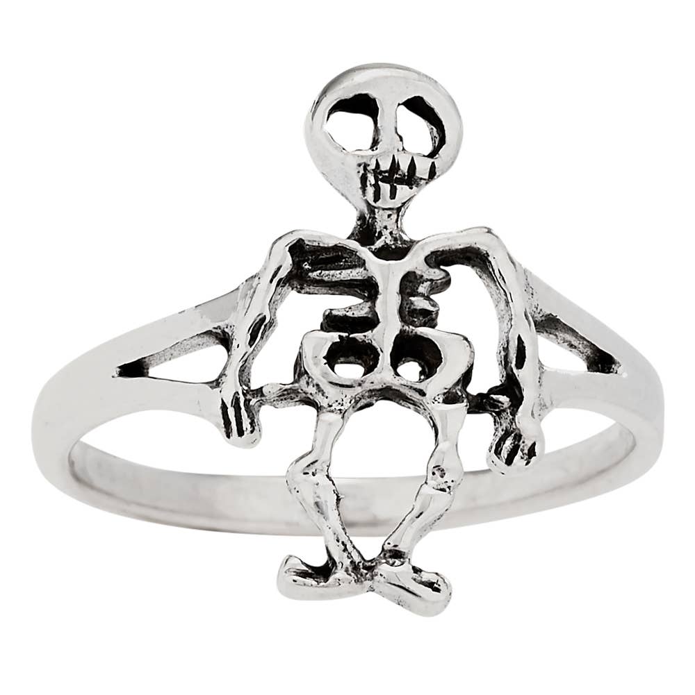Tiger Mountain Jewelry - Vente Bague de cocktail/de cérémonie - Bague en argent sterling Dancing Bones0