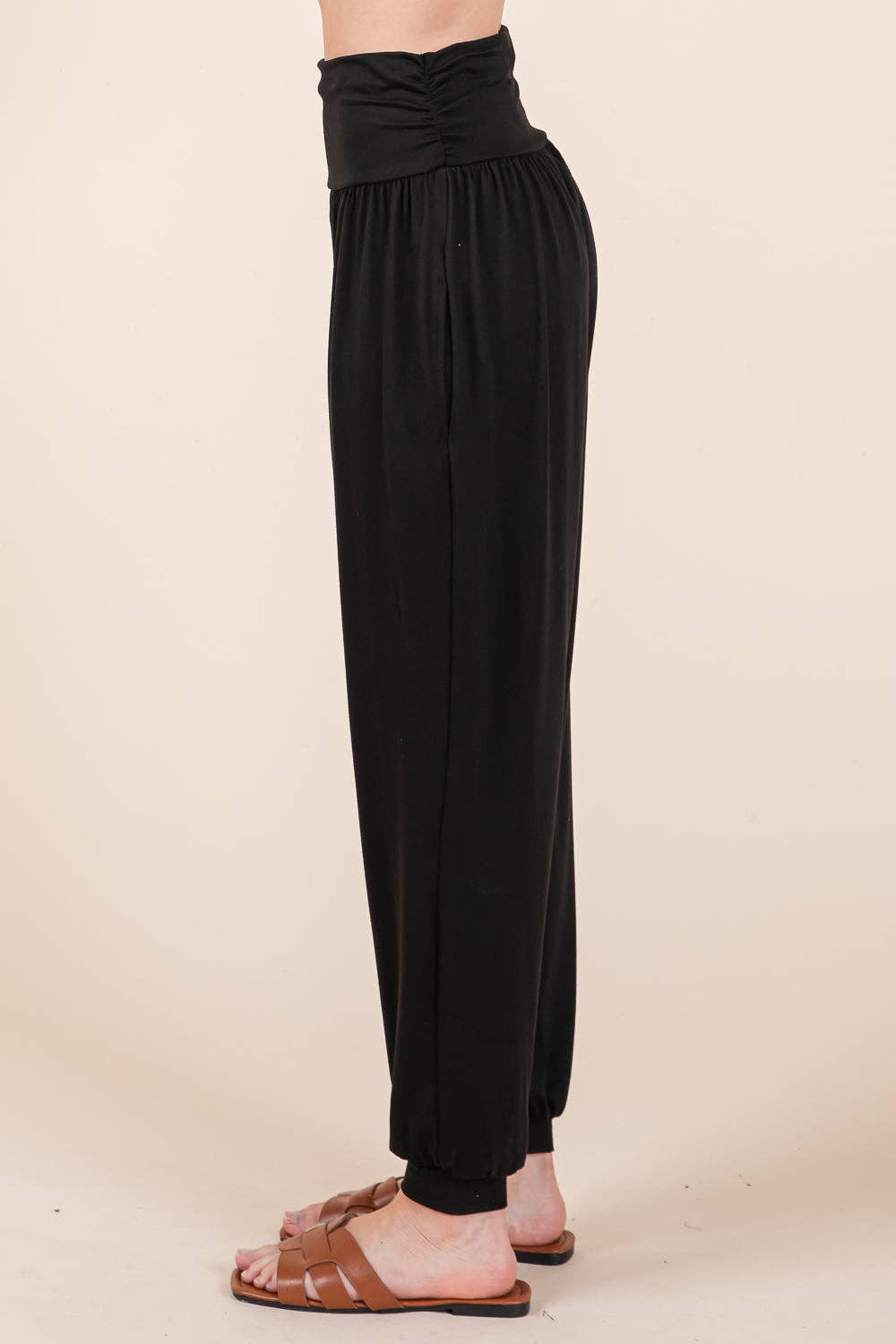 Orange Farm Clothing – wholesale Lounge Sweatpants/jogging bottoms – Women's – Harem Jogger Pants with Side Pockets-2 colors*SHIP BY 6.28*3