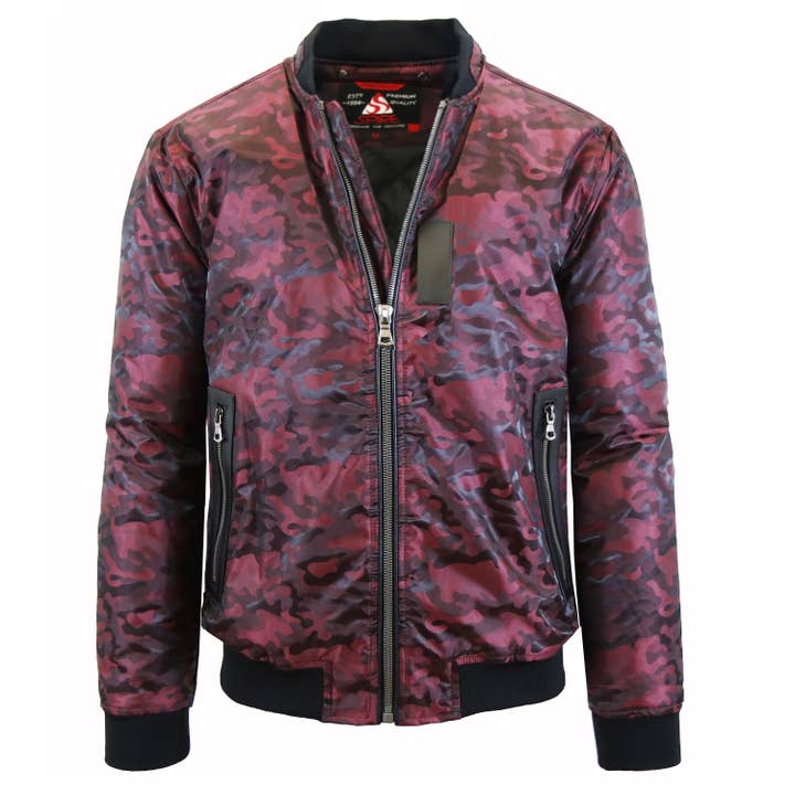 Galaxy By Harvic - Wholesale Bomber Jacket - Men's - Spire By Galaxy Mens Mid-Weight Aviator Bomber Flight Jacket