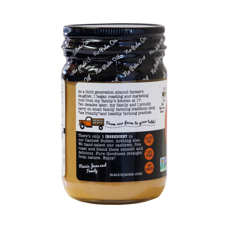 Maisie Jane’s - Wholesale Nut Butter - Cashew Butter, Creamy, No Palm Oil, No added sugar or Salt2
