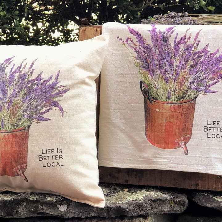Eric & Christopher – Großhandel Geschirrtücher – Lavendel-Geschirrtuch