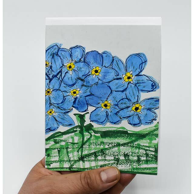 Myosotis Sylvatica Greeting Card for wholesale by Chava Mancera