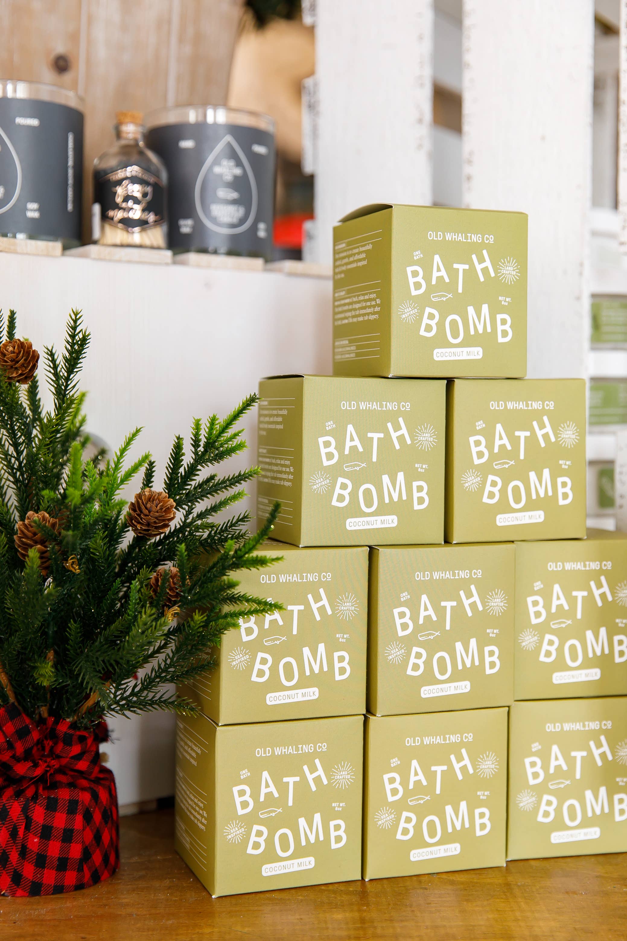 Old Whaling Company - Wholesale Bath Bomb/Fizz - Coconut Milk Bath Bomb2