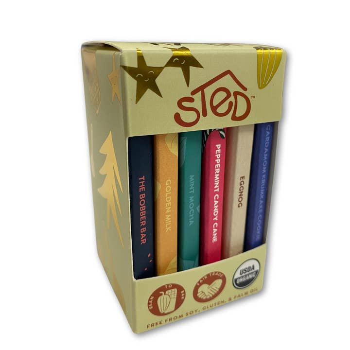6 Mini Bars Gift Pack - Winter Seasonal for wholesale by Sted Foods