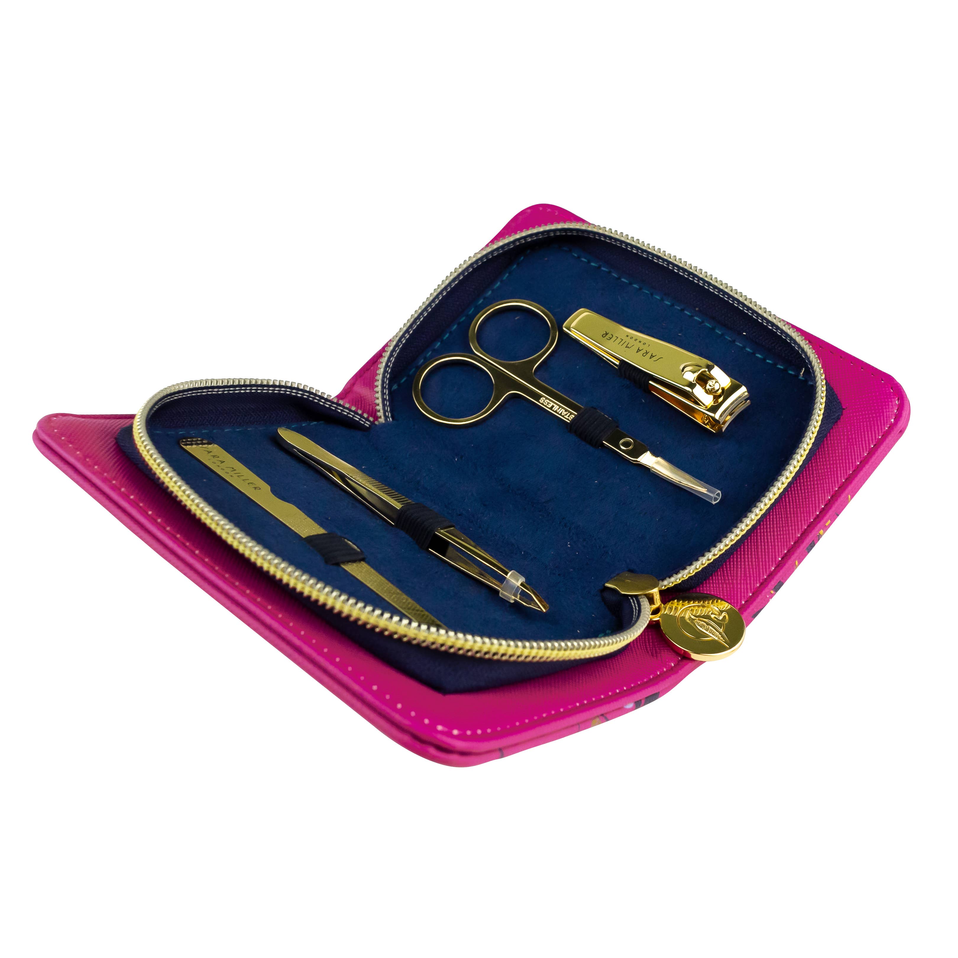 Portico Designs - Vendita all'ingrosso Set per manicure - Set manicure Sara Miller con stampa Orchard e fodera in velluto4