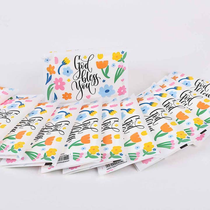 Swanson Christian Products - Wholesale Tissue Box - Tissue Packs - God Bless - Pk 122