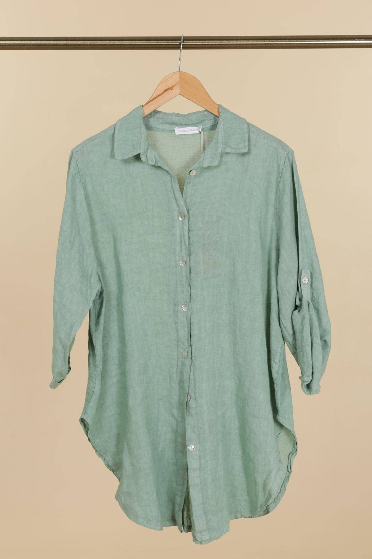 la maison des fibres naturelles - Wholesale Button Down Shirt - Women's - 100% linen shirt 62015913