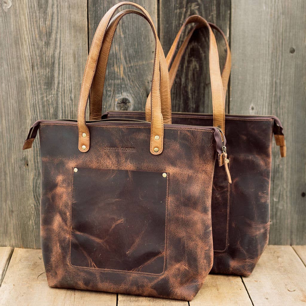 Steel & Clover - Wholesale Tote Bag - Women's - Watino Leather Tote2