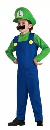 Wenchoice - Wholesale Costume - Kids - Super Mario--Luigi Costume0