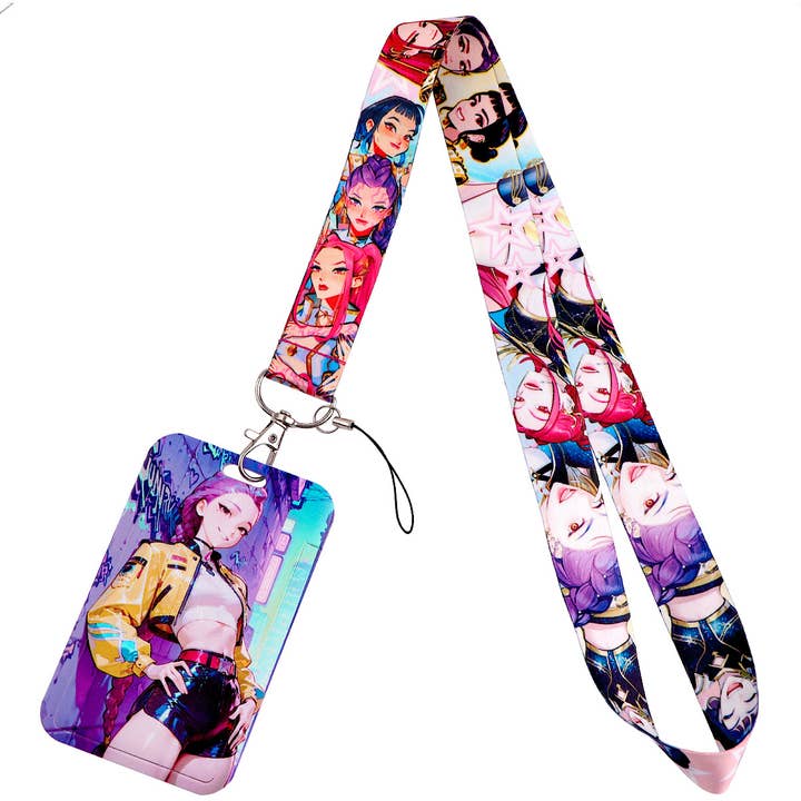 KDH K-pop inspired Phone lanyard card holder for wholesale by Little Trendy