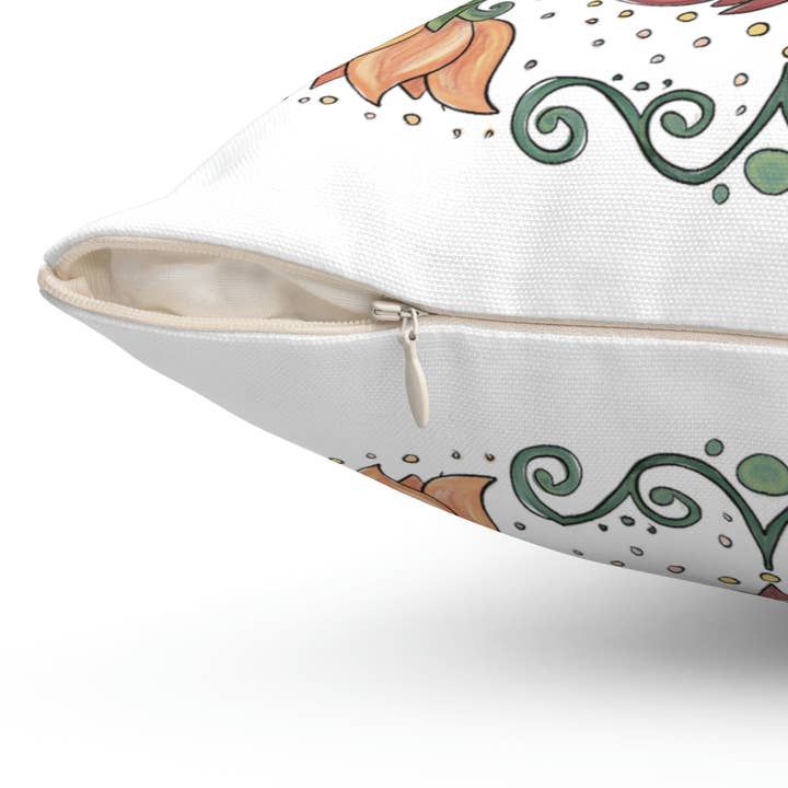 Spring Spun Polyester Square Pillow for wholesale by Art By: Julianna McPherson