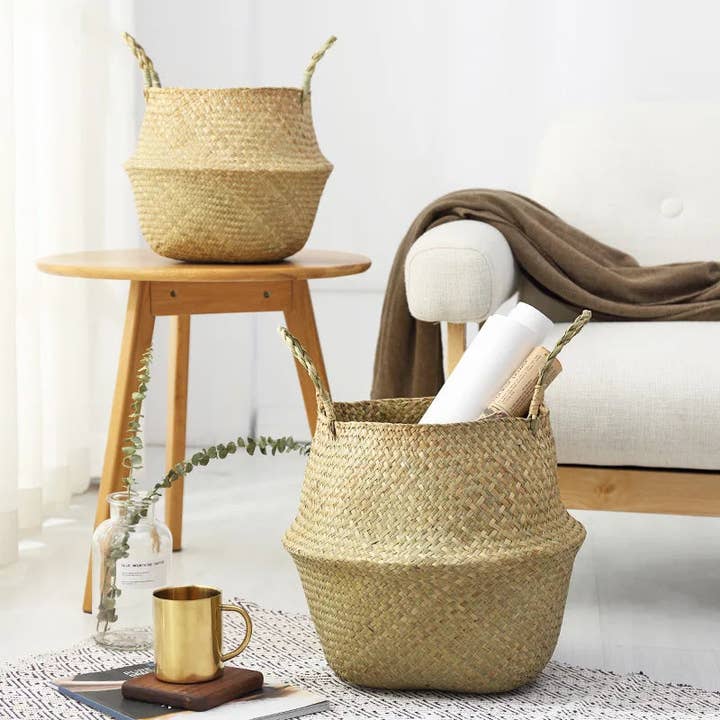 Kiyo Home - Wholesale Basket - Natural Seagrass Basket8