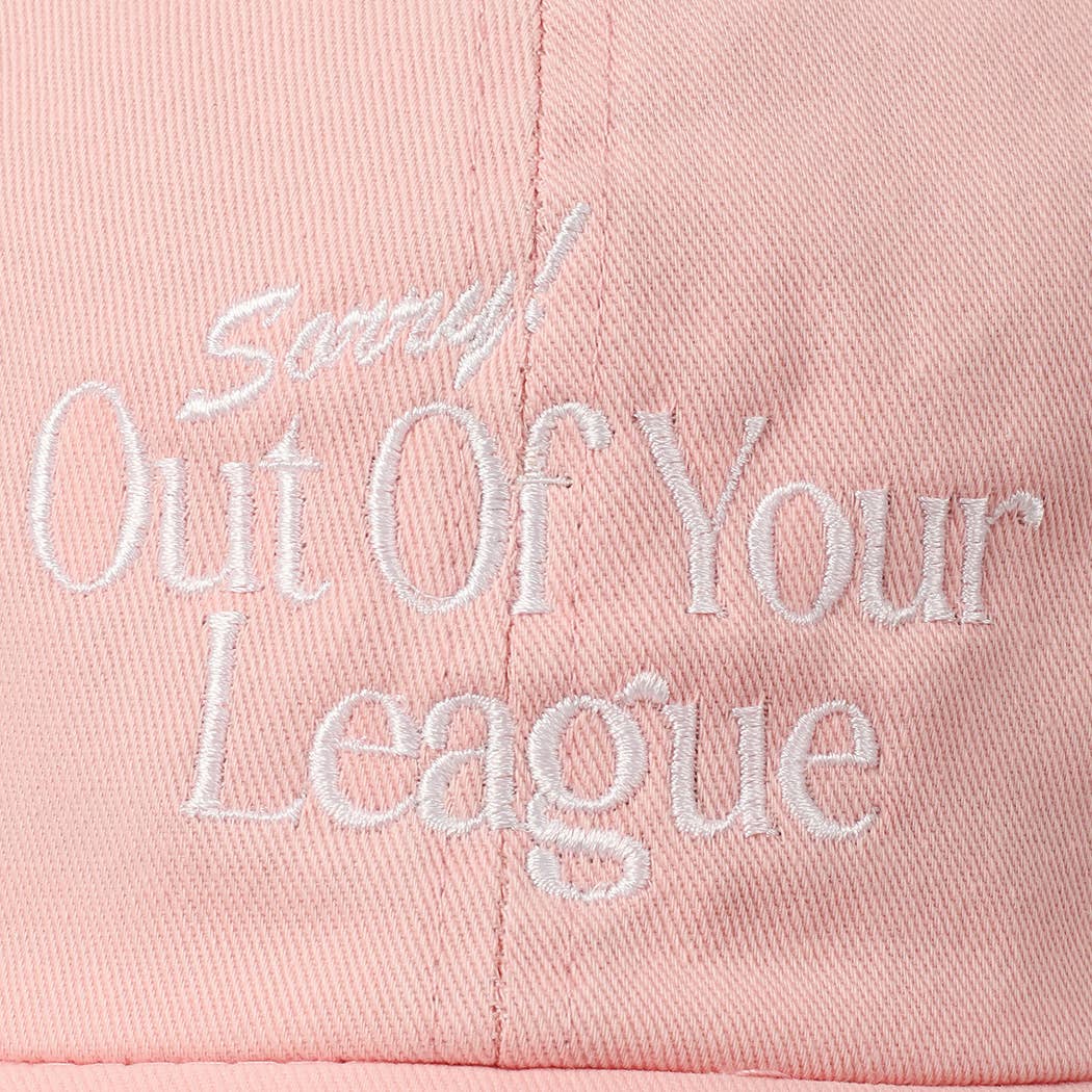 Fashion City - Vendita all'ingrosso Cappellino da baseball - Unisex - Berretto da baseball ricamato Sorry Out Of Your League5