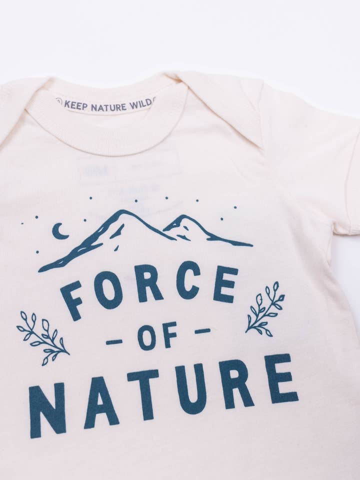 Keep Nature Wild - Wholesale Bodysuit (Non-Footed) - Baby - Force of Nature Baby Bodysuit | Natural2