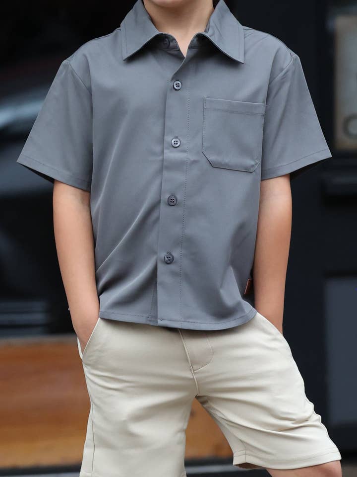 The Aero Shirt - Gray for wholesale by GILi Guise